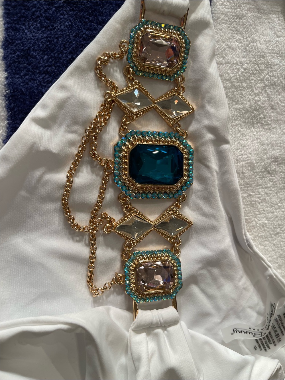 NWT beach bunny bikini ball and chain top and Jazmine bottoms XL/L set - Picture 8 of 11